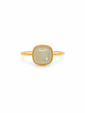 Jade Cushion Ring (S925) R96