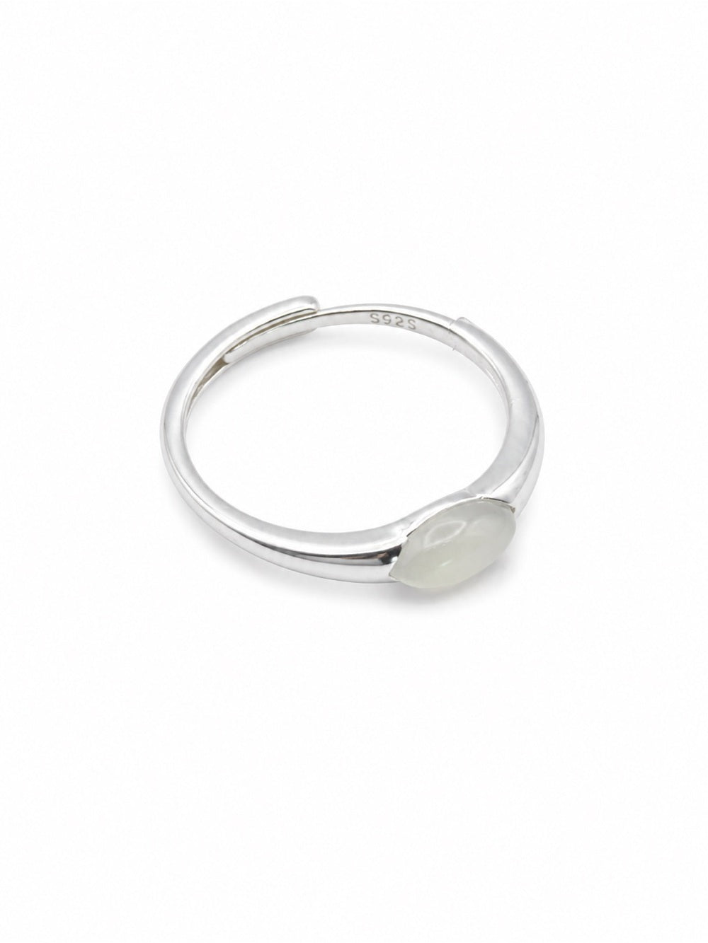Jade East West Ring (S925) R97