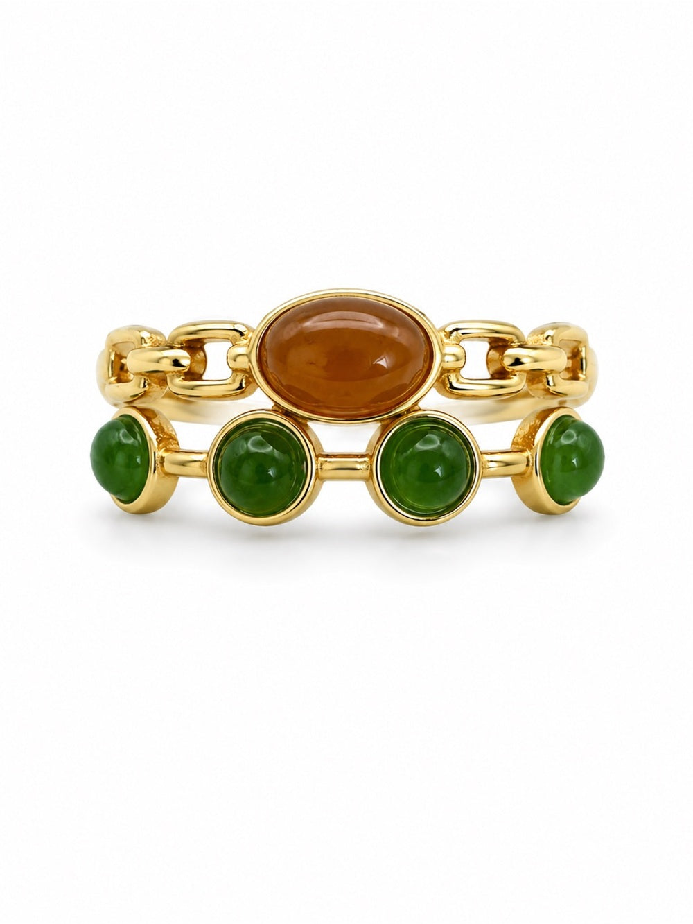 Jade Link Ring (#R57)