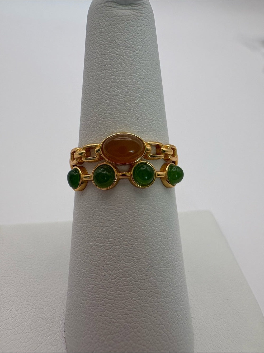 Jade Link Ring (#R57)