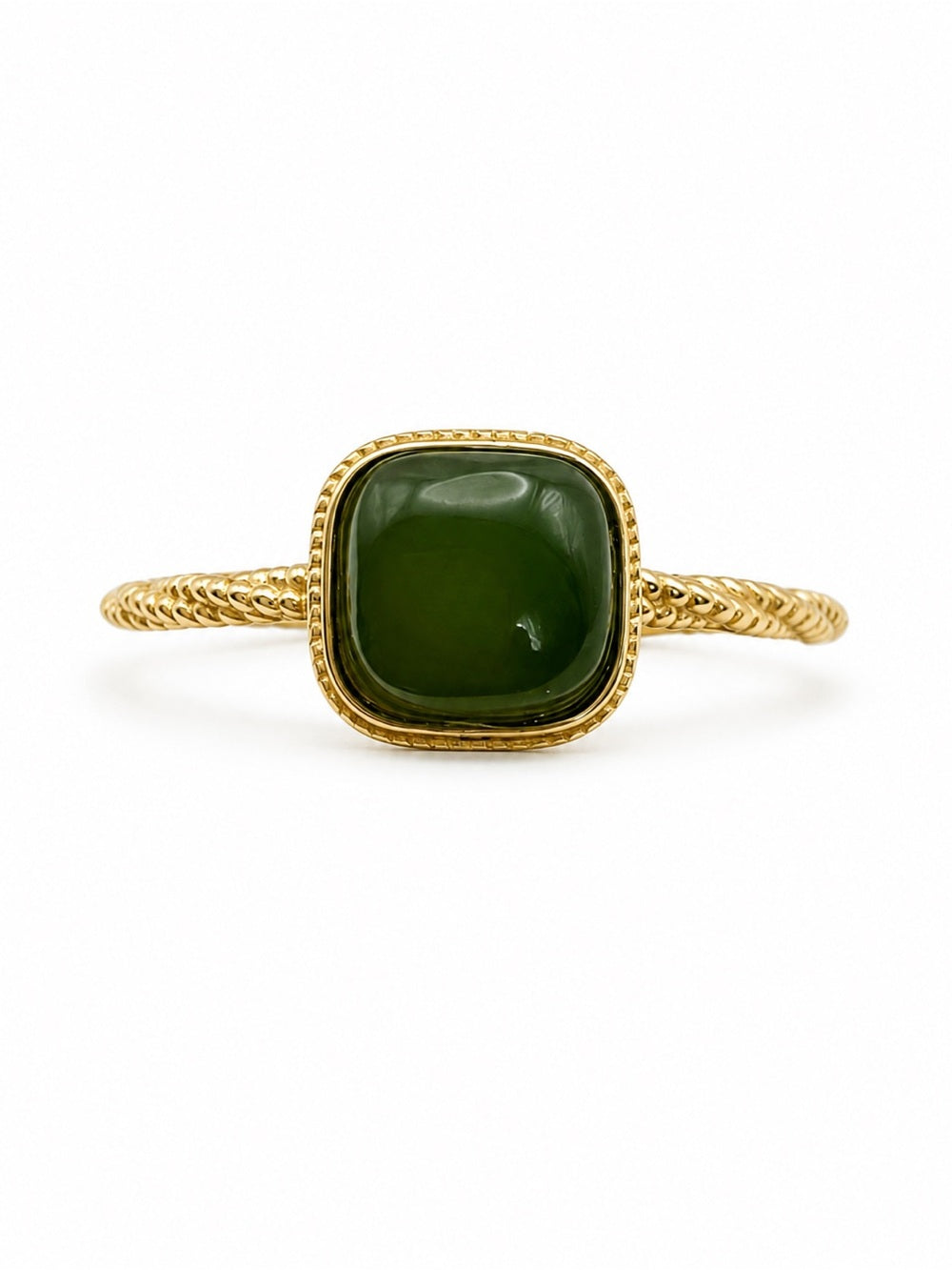 Jade Twist Band Ring (#R80)