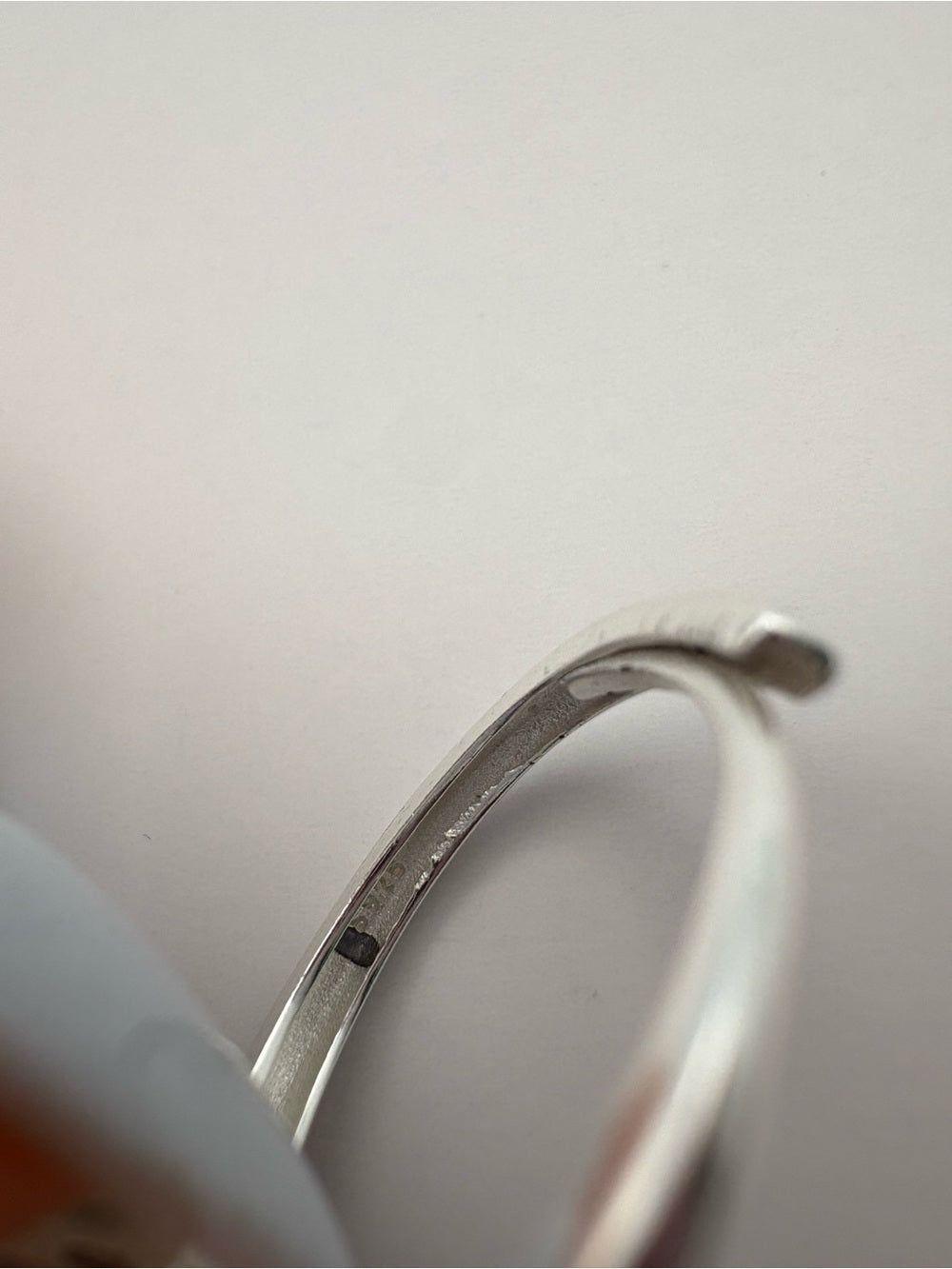 Grey Jade Oval Ring (#R68)