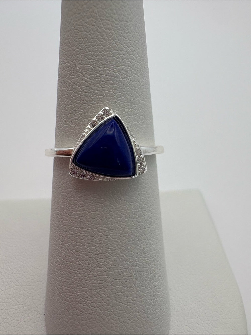 Lapis Triangle Ring (#R49)
