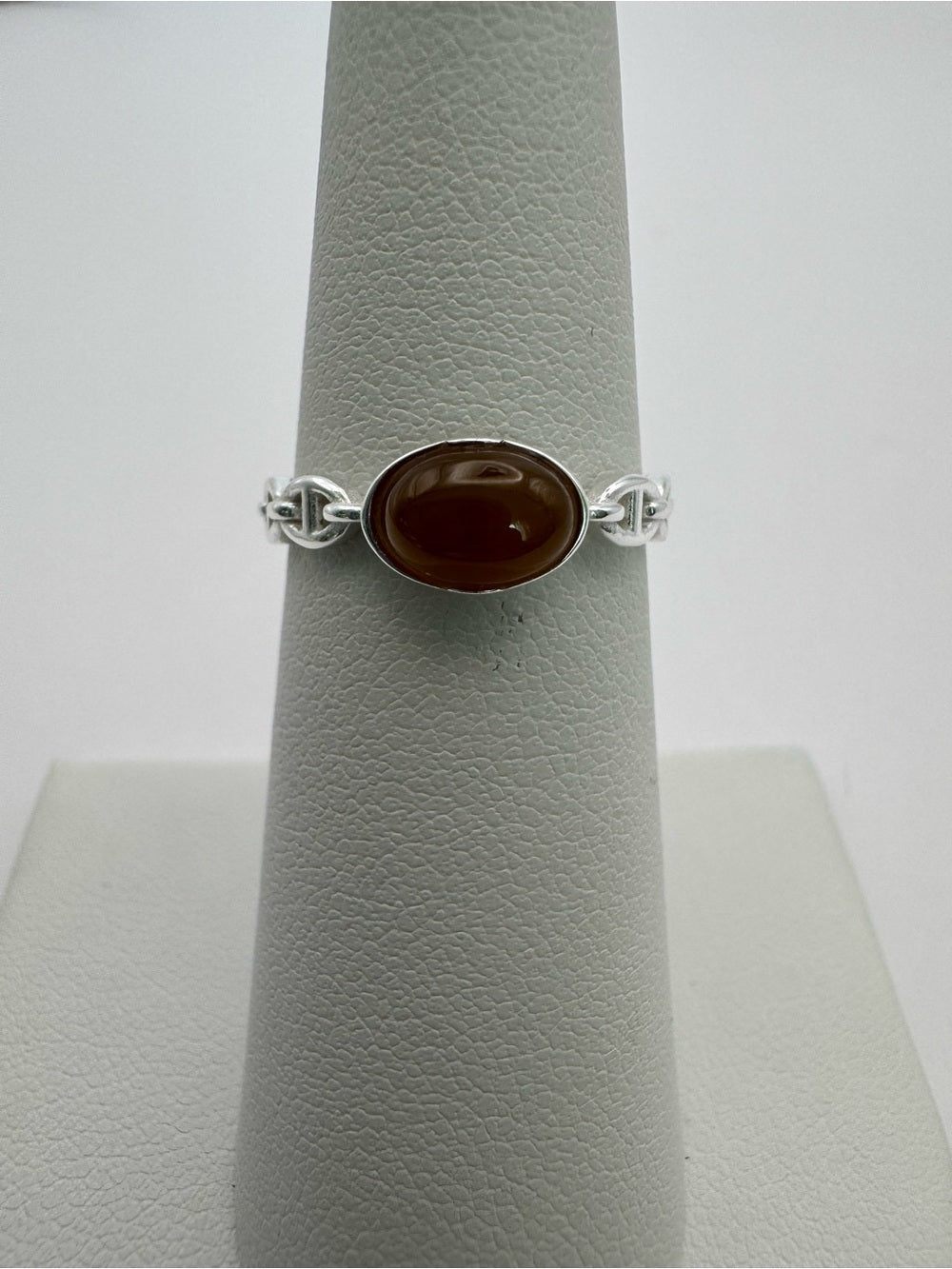 Brown Jade Mariner Ring (#R63)