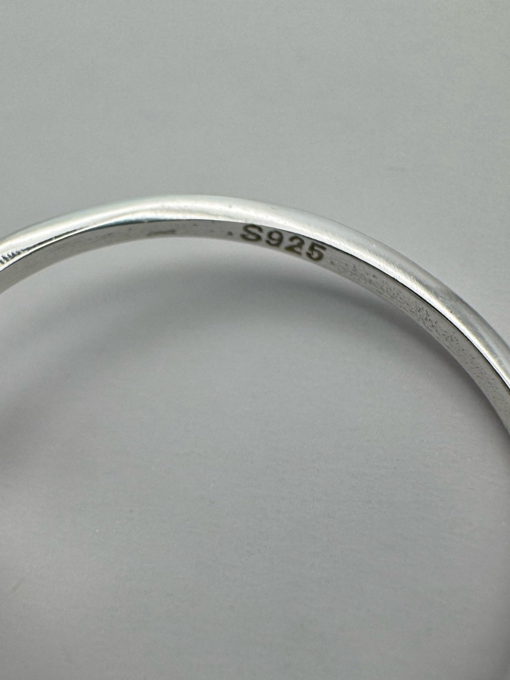 Jade Bubble Brushed Silver Ring (#R78)