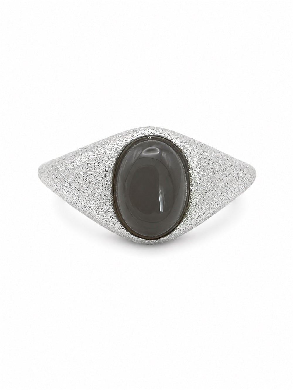 Midnight Jade Signet Ring (#R74)