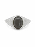 Midnight Jade Signet Ring (#R74)