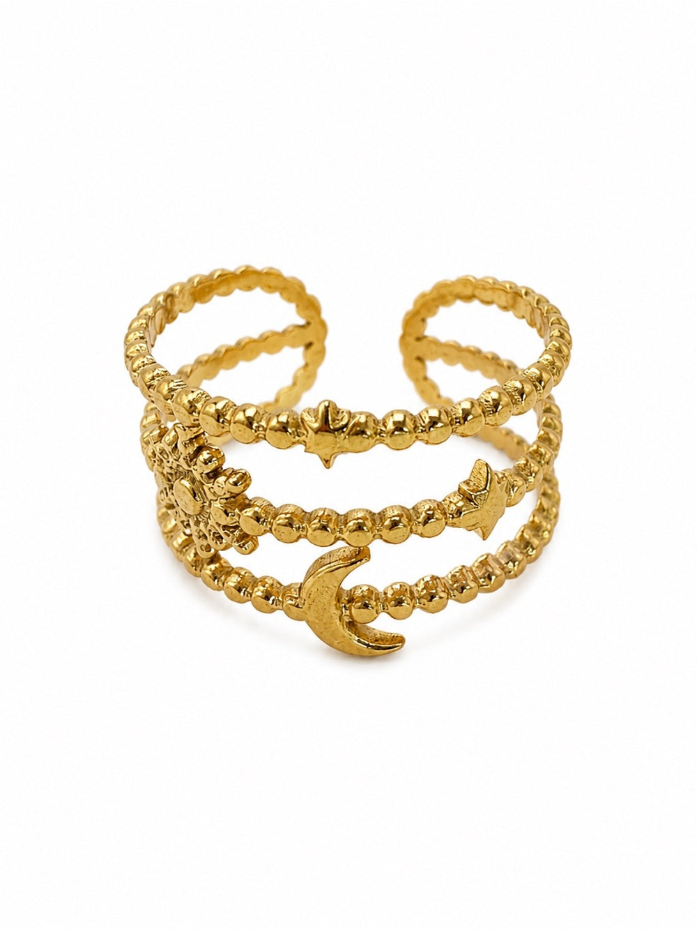 Silver Celestial Orbit Ring