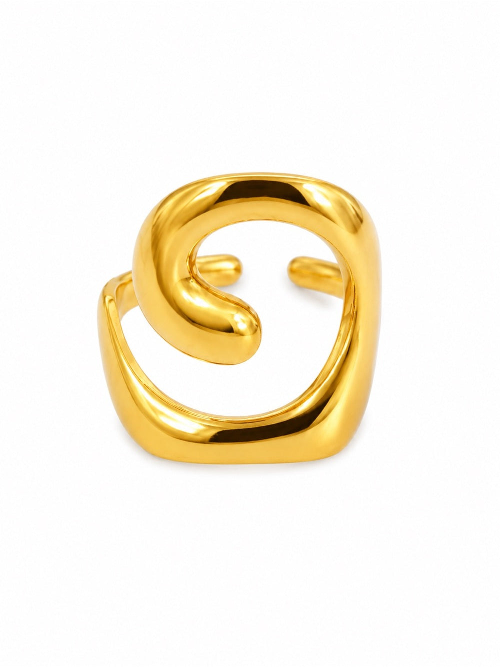 Gold Swirl Ring