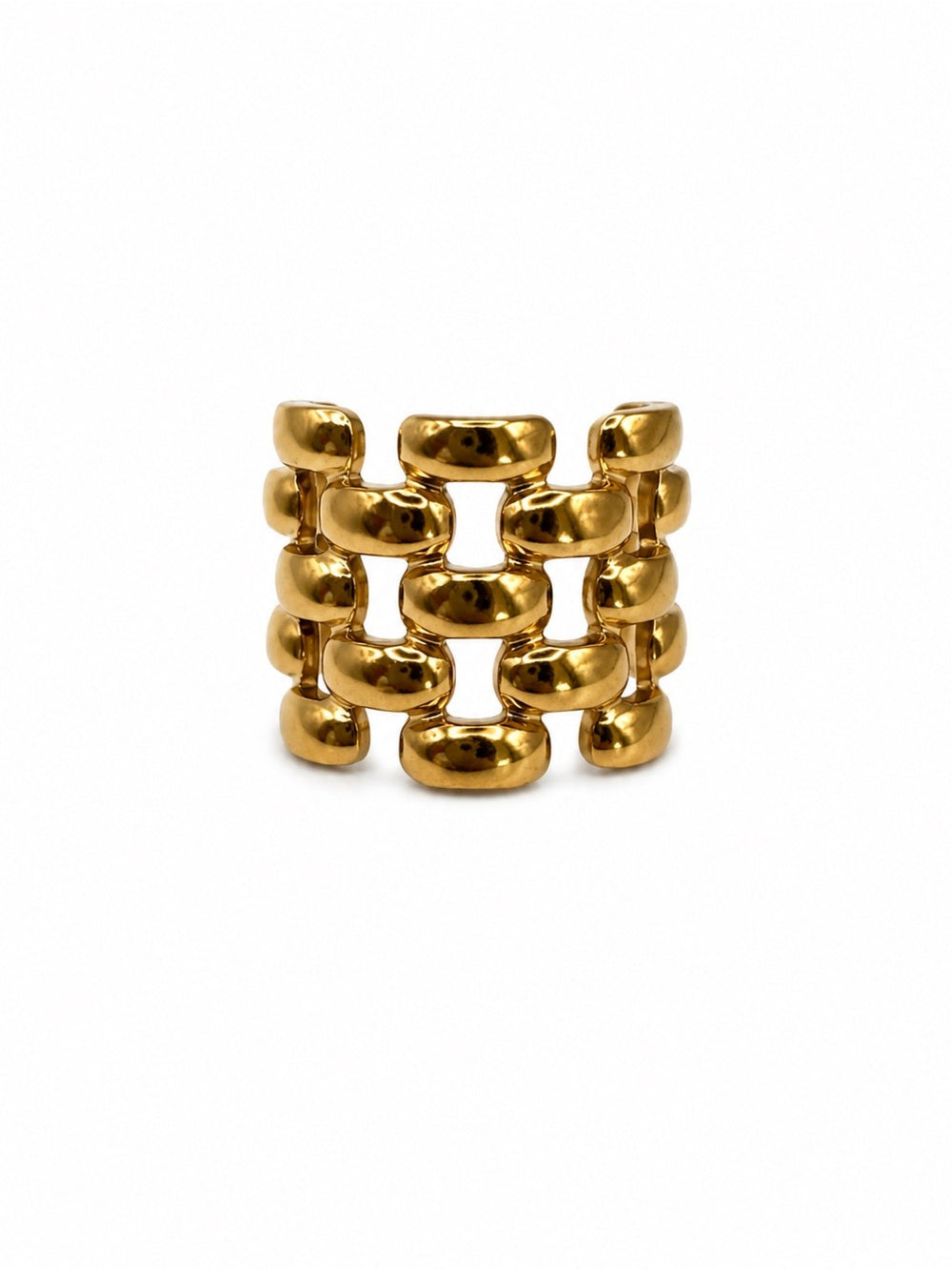 Gold Link Ring