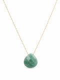 Amazonite Teardrop Necklace