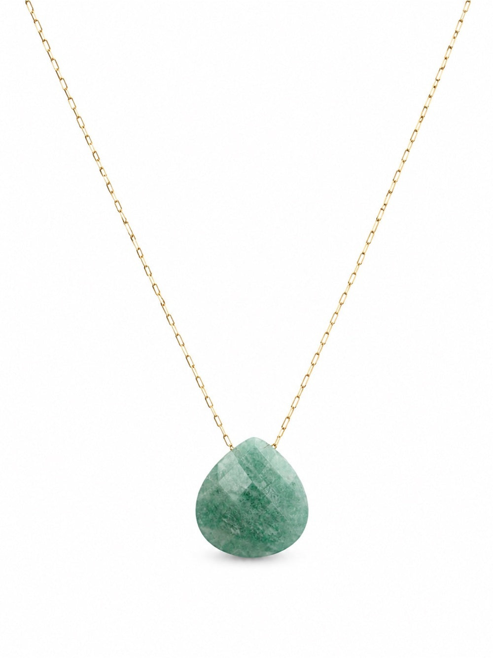 Amazonite Teardrop Necklace