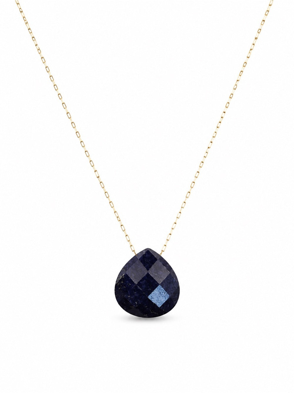 Lapis Teardrop Necklace