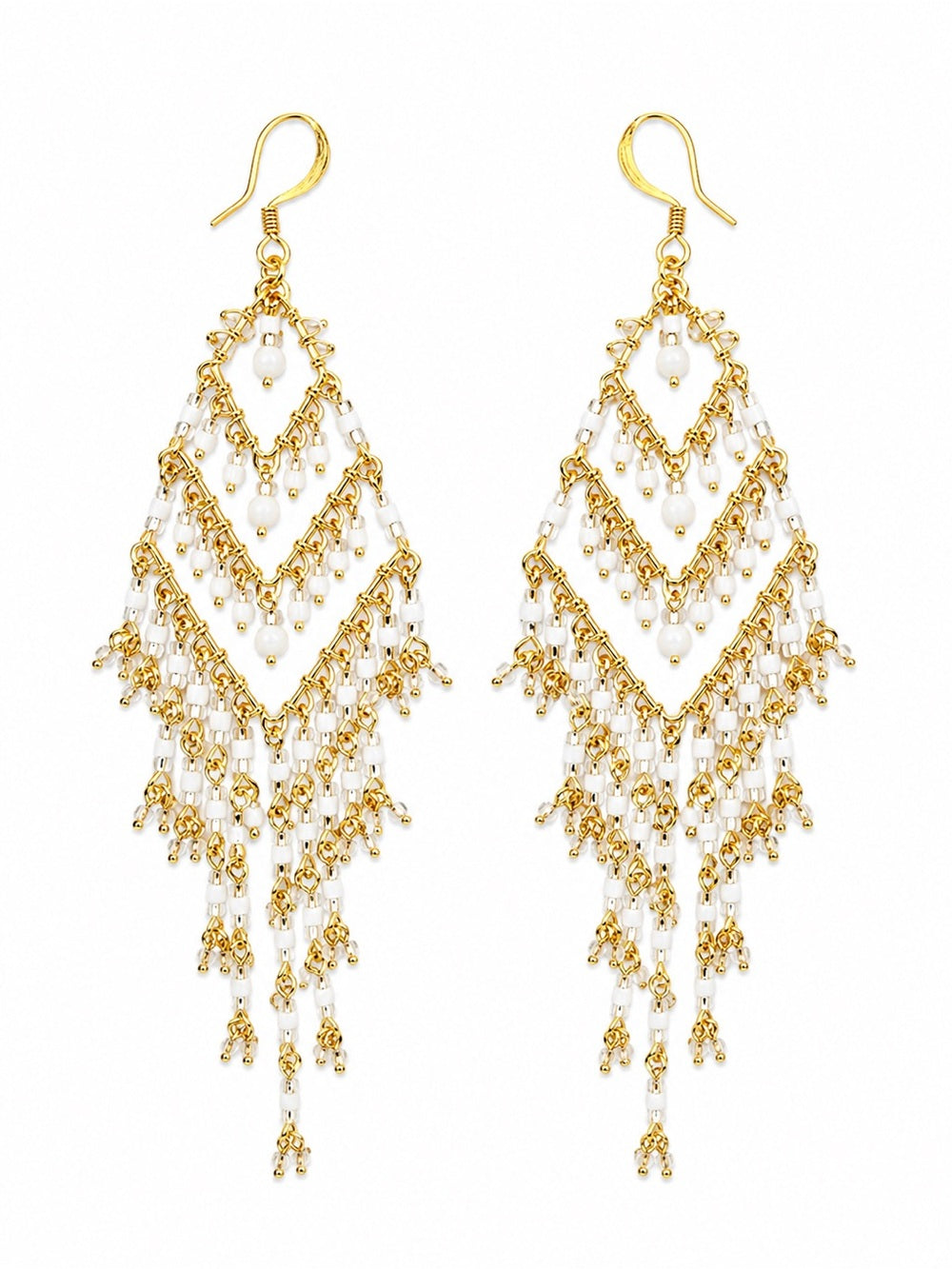 Whitecap Chandelier Earrings