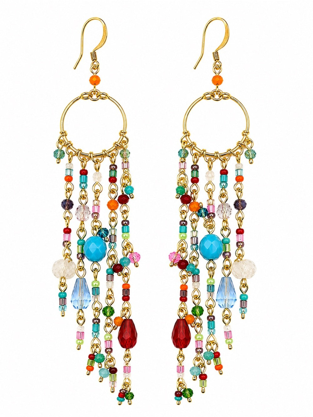 Gumdrop Chandelier Earrings