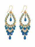 Cobalt Chandelier Earrings