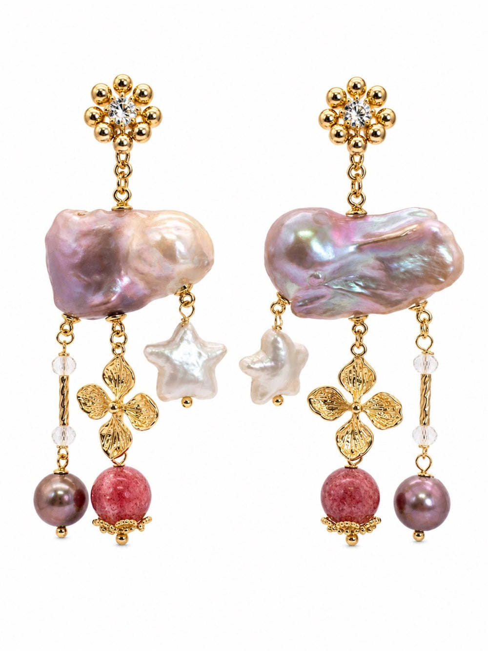 Sugarplum Dangle Earrings (E124)