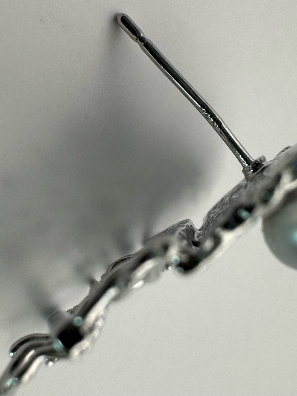 Freshwater Pearl Lace Studs (#E125)