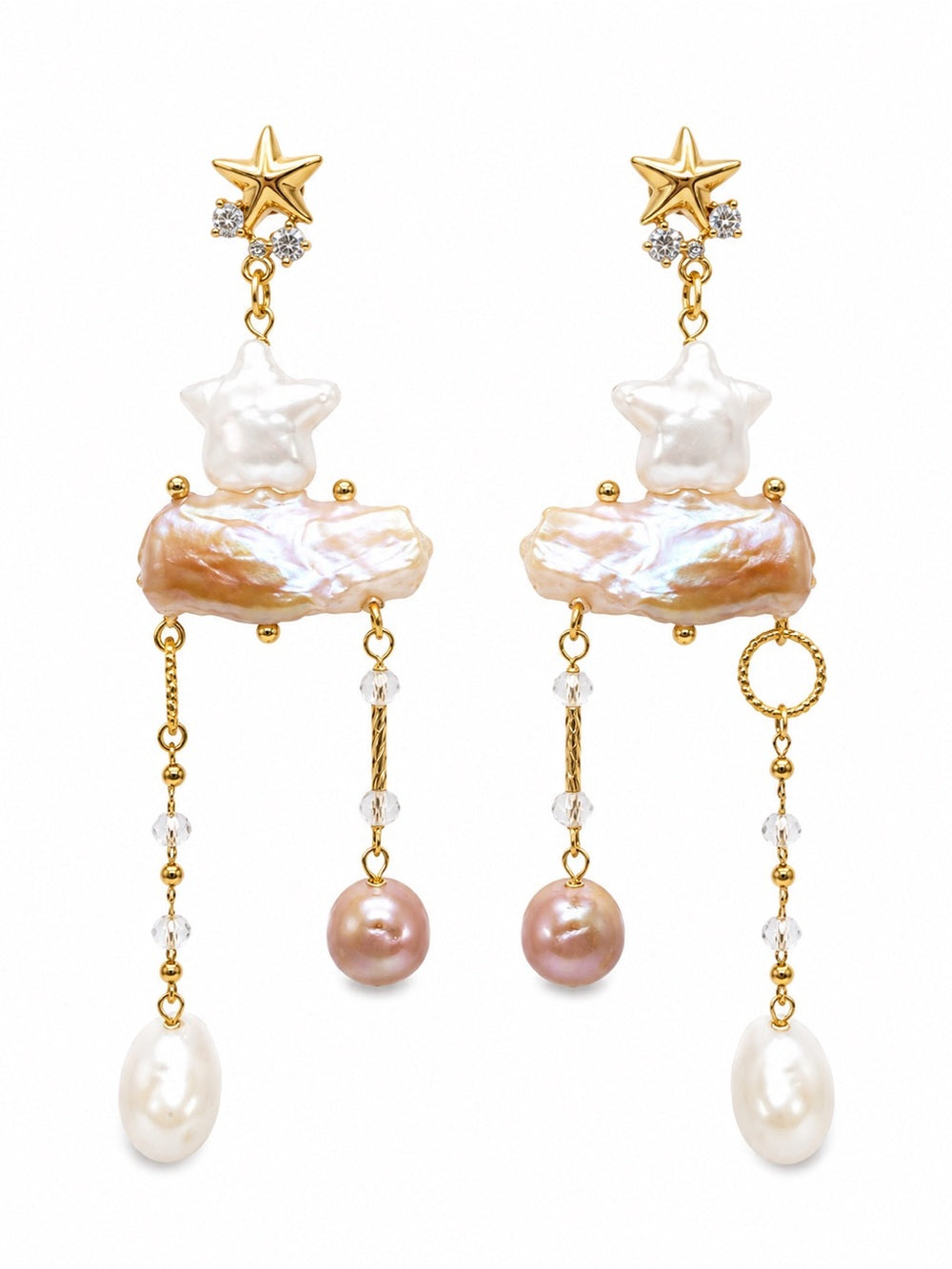 Starlight Pearl Earrings (E129)