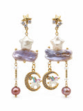 Moonlit Unicorn Earrings (E129)