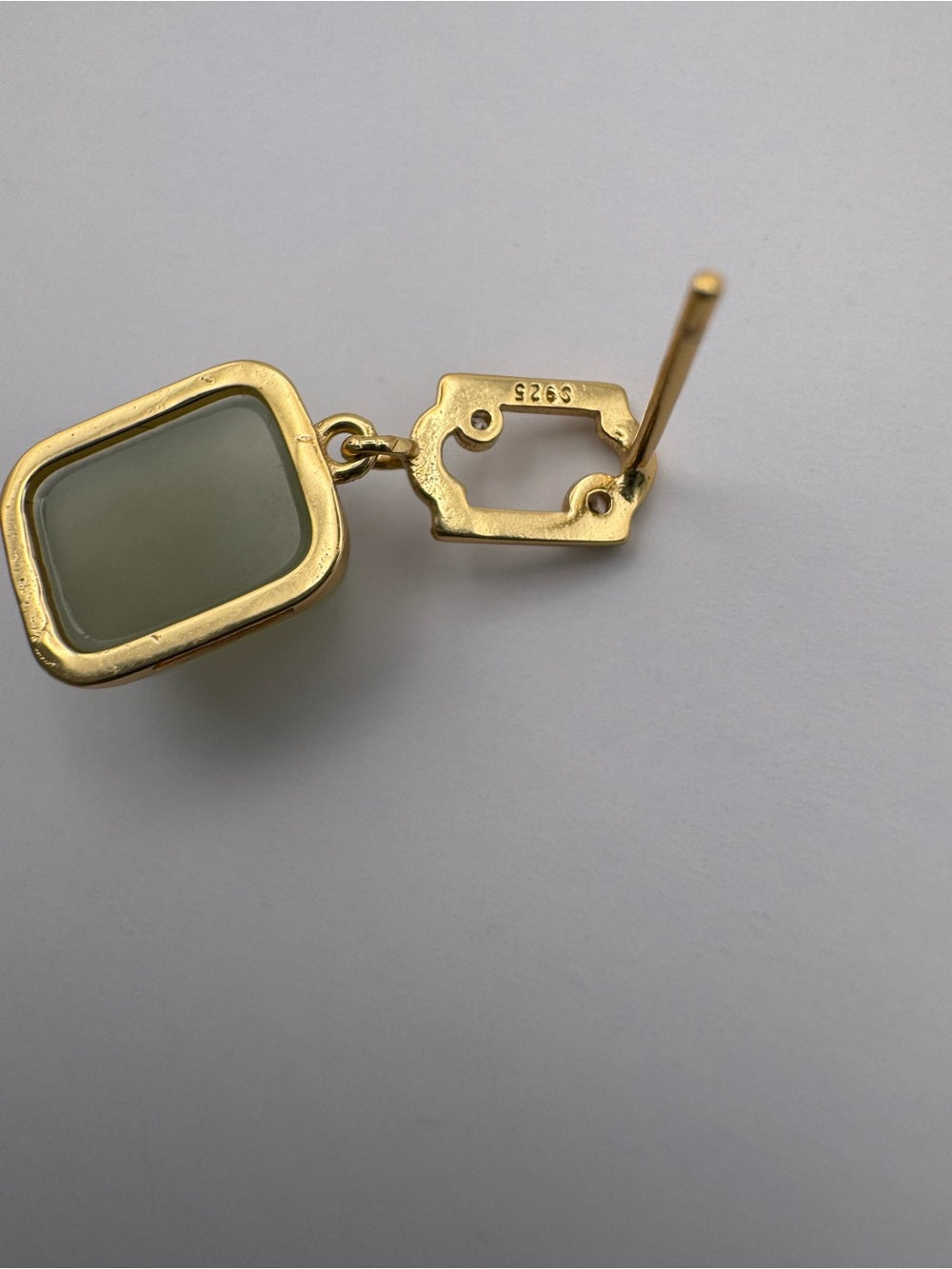 Jade Frame Earrings (#E113)