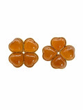 Clover Jade Stud Earrings (E118)