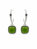 Jade Mini Star Earrings (#E100)