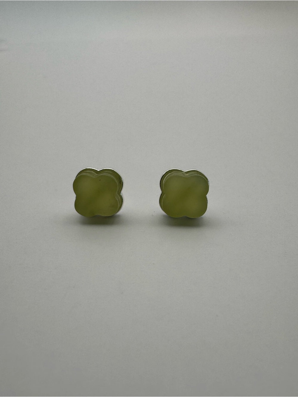 Jade Cloud Studs (#E116)
