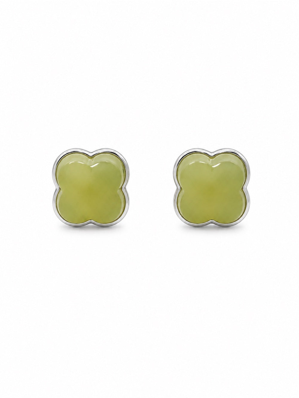 Jade Cloud Studs (#E116)