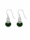 Jade Lace Dangle Earrings (#E93)