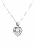 Heart Bezel Pendant (#P54)