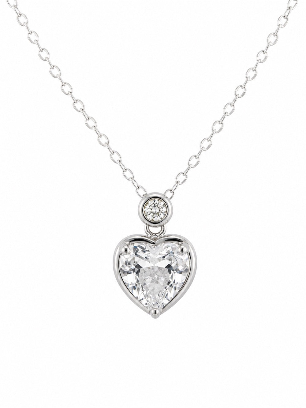 Heart Bezel Pendant (#P54)