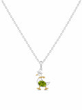 Peridot Duck Pendant (#P109)