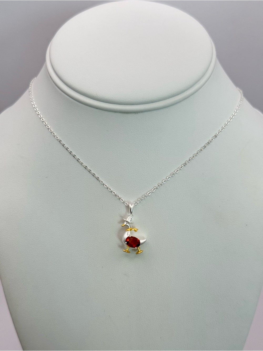 Citrine Duck Pendant (#P109)