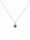 Amethyst Round Pendant (#P108)