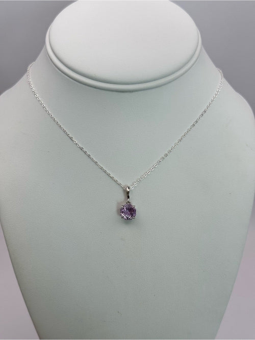 Amethyst Round Pendant (#P108)