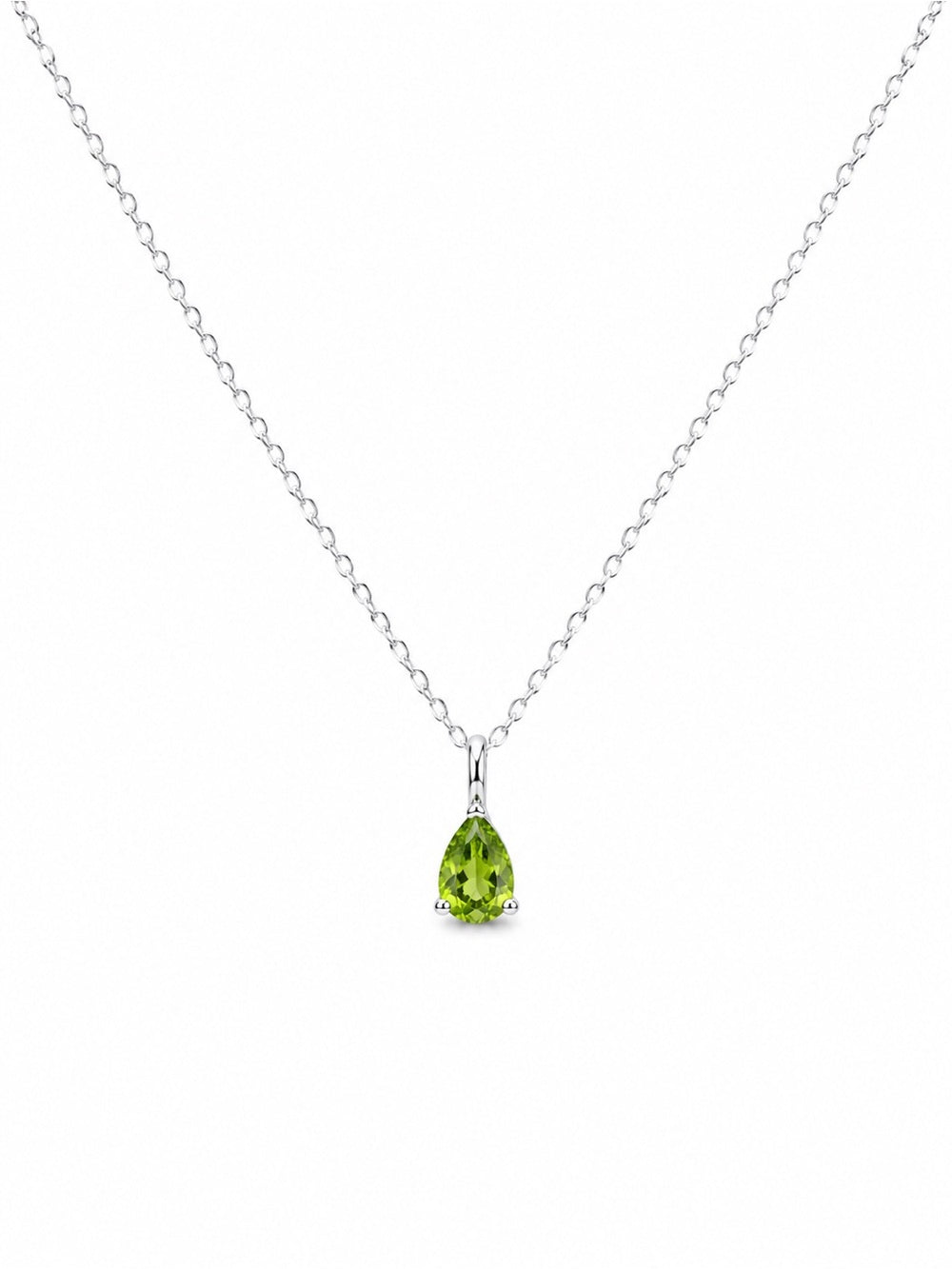Peridot Teardrop Pendant (#P101)
