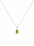 Peridot Teardrop Pendant (#P101)