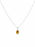 Citrine Teardrop Pendant (#106)