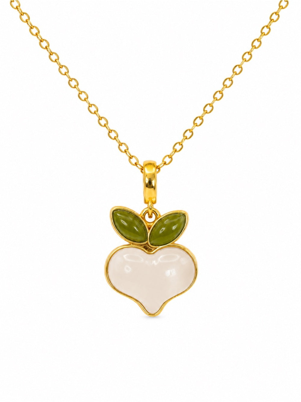 Heart Apple Pendant (#P66)