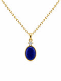 Oval Lapis Pendant (#P68)