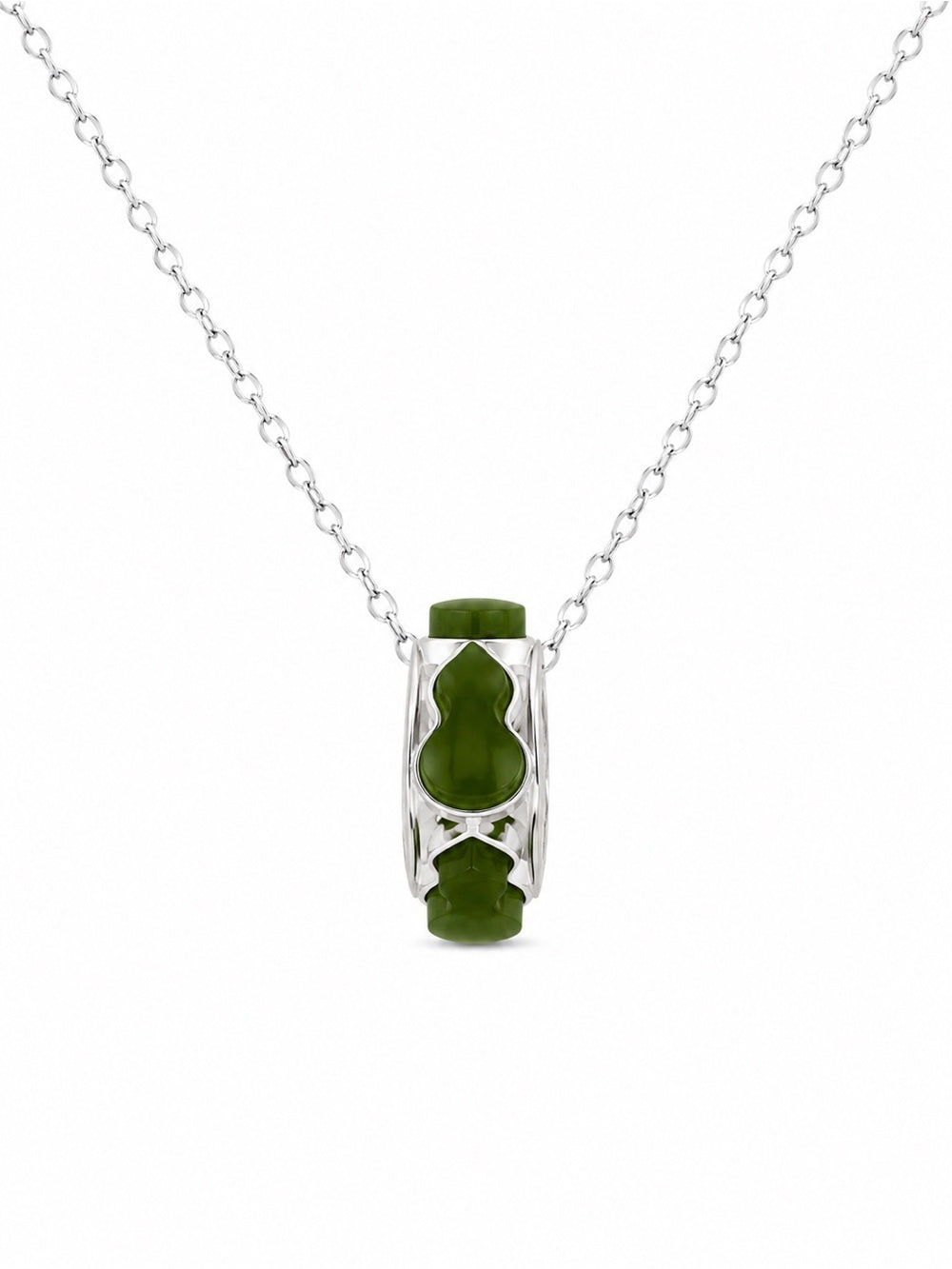 Jade Hulu Wheel Pendant (#P69)