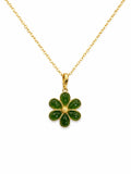 Jade Flower Pendant (#P75)