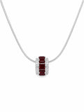 Garnet Wheel Pendant (#P98)