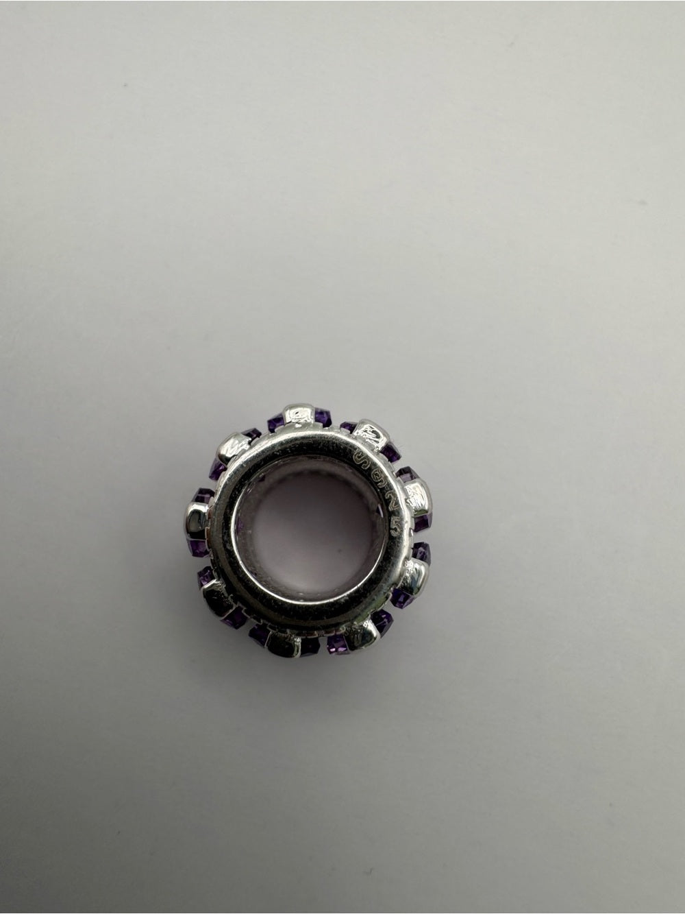 Amethyst Barrel Pendant (#P97)