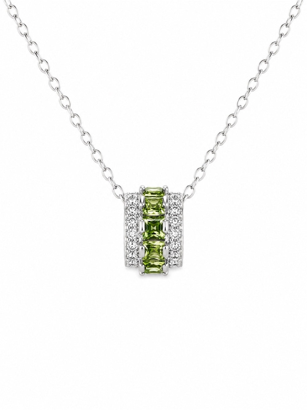 Peridot Barrel Pendant (#P81)