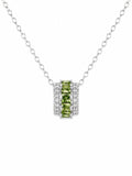 Peridot Barrel Pendant (#P81)