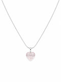 Rose Quartz Heart Pendant (#P96)