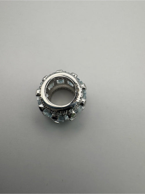 Aquamarine Wheel Pendant (#P86)