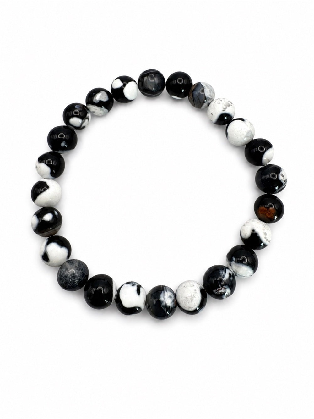 Orca Agate Stretchy Bracelet